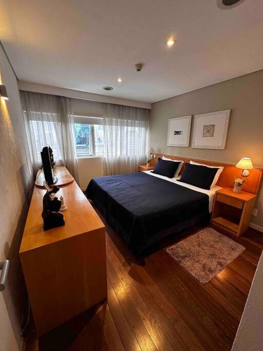 Flat VII - Apto Dentro Do Hotel - Rua Quintana Сан-Пауло Экстерьер фото
